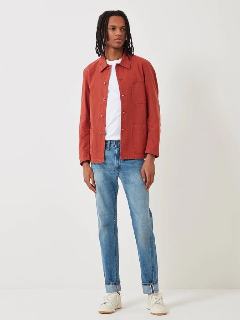 Vetra French Workwear Chore Jacket - Quince Red (Xl-48)